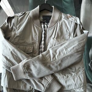 Alexander Wang Women's Light Gray Bomber Jacket